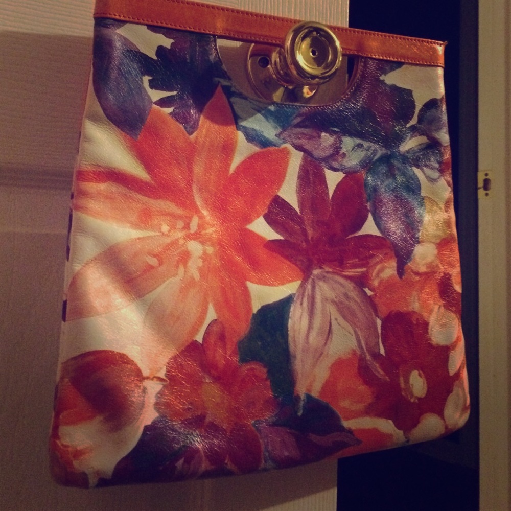 Floral Envelope Clutch