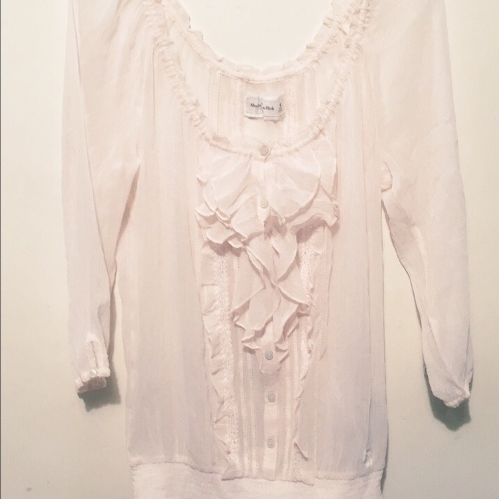 Off the shoulder Abercrombie and fitch blouse