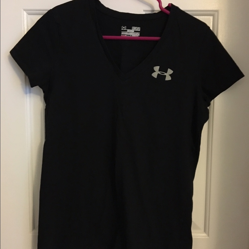 Black V neck Under Armour