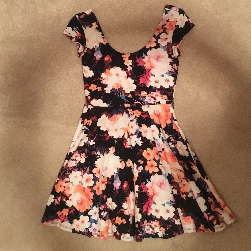 Floral skater dress
