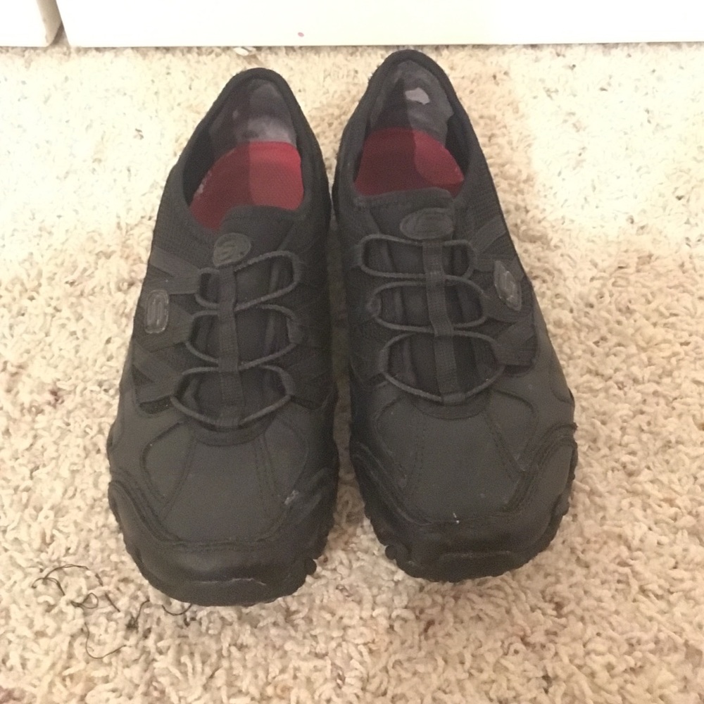 Non-slip black skechers