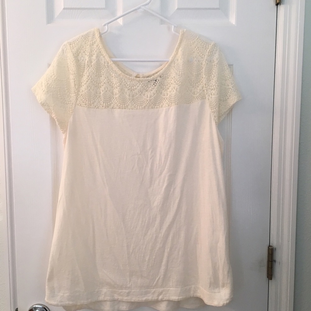 Cream Gap top