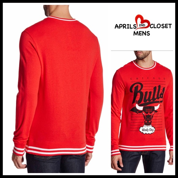 CHICAGO BULLS LONG SLEEVE KNIT PULLOVER - Picture 7 of 8