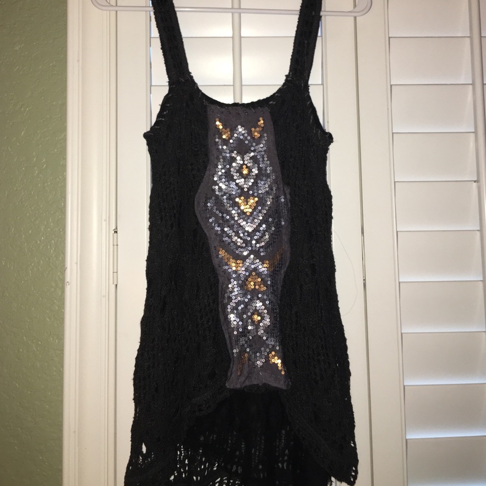 Free People crochet tank top