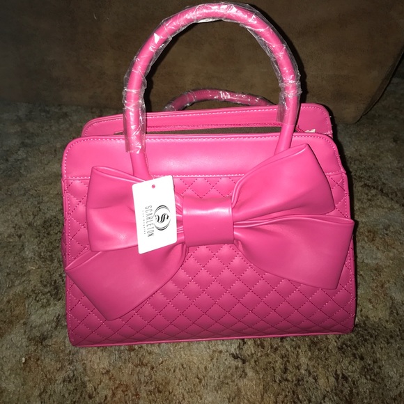 big pink purse