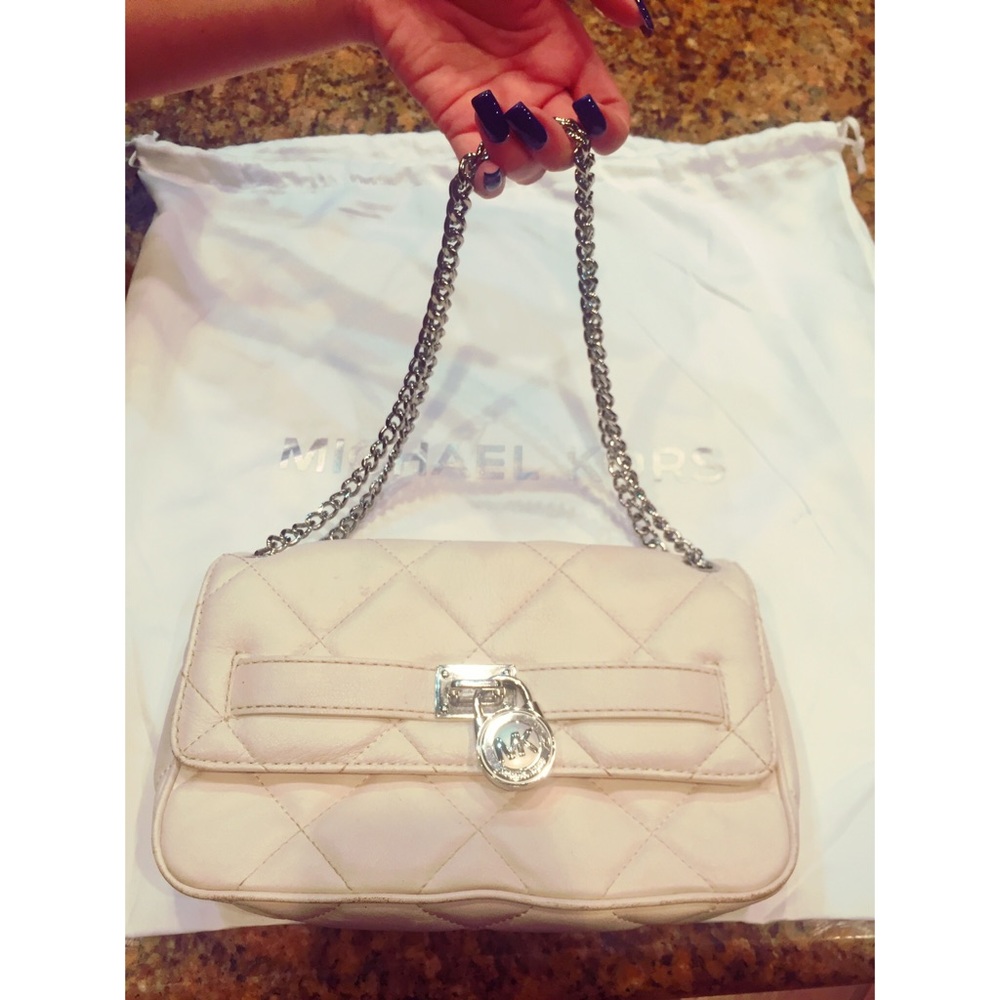 Michael Kors quilted small shoulder purse