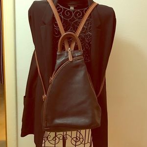 Versatile, Clarks, genuine leather, backpack.