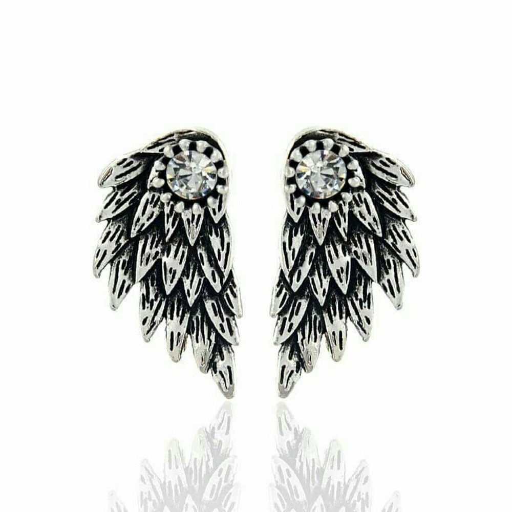 2/$10 Angel Wing Earrings - Picture 2 of 2