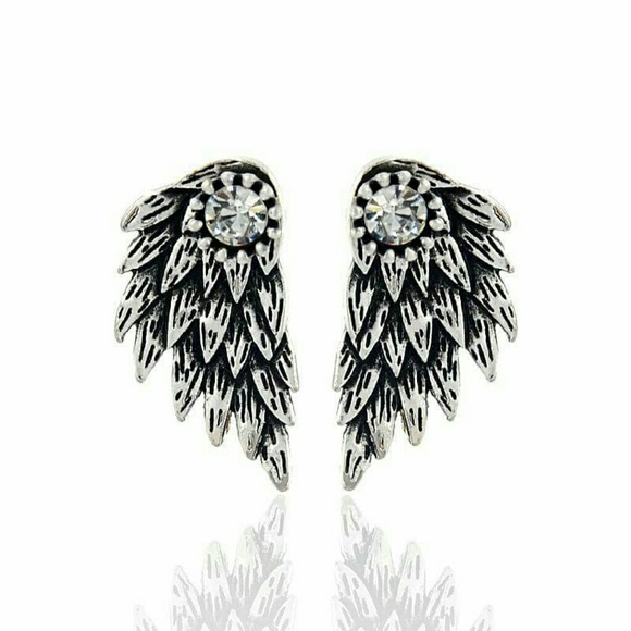 2/$10 Angel Wing Earrings - Picture 2 of 2