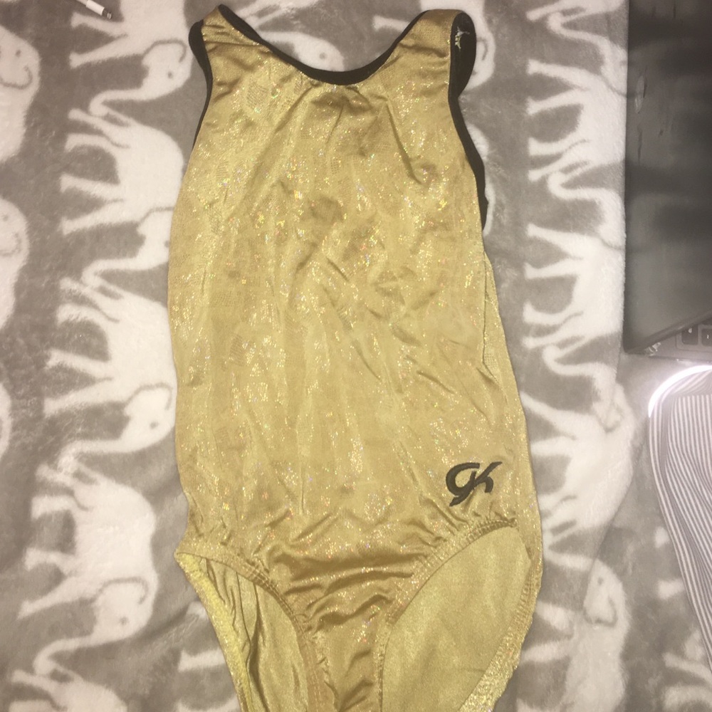 Beautiful Gold GK leotard!