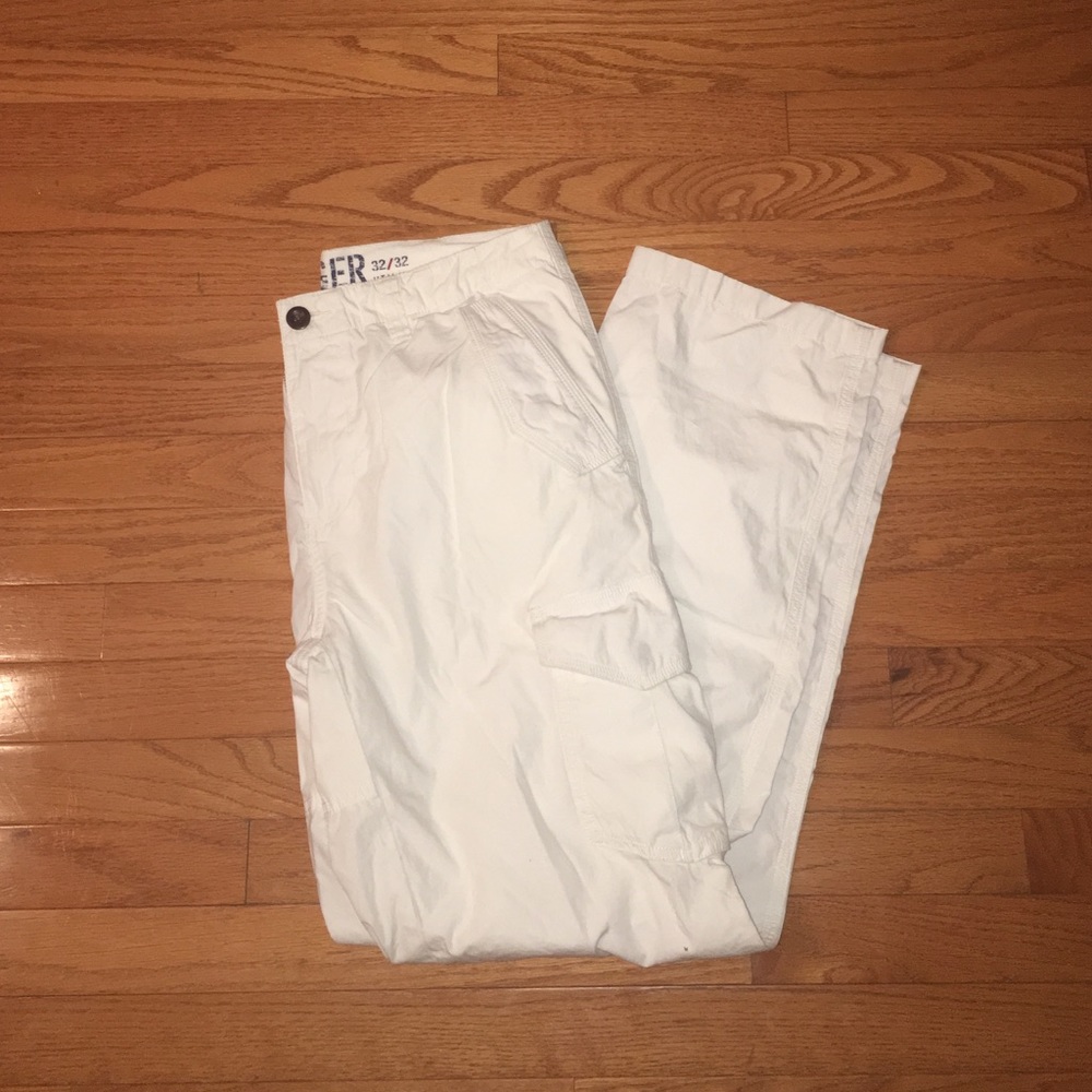 Tommy Hilfiger Men Cargo White Pants