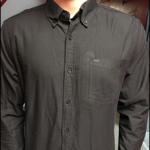Hurley Black Button Down