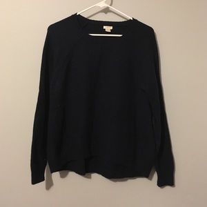 J. Crew wool sweater in navy