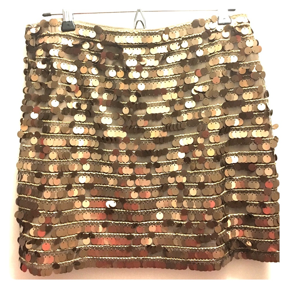 Mini sequin skirt
