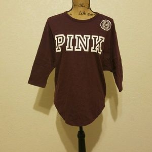 **SOLD** Pink VS baseball tee