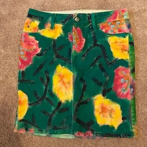 Hand painted Anthropologie skirt