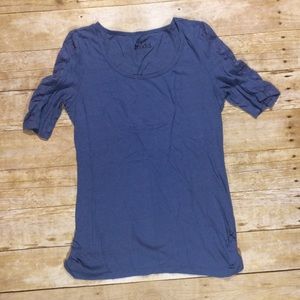 Blue Mudd long tee shirt  with lace sleeves