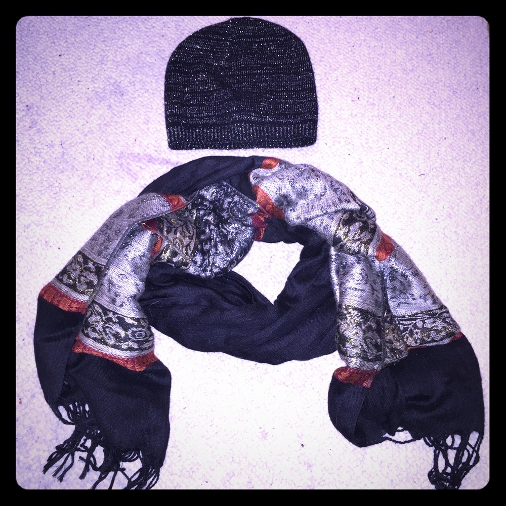 Pashmina and hat bundle!