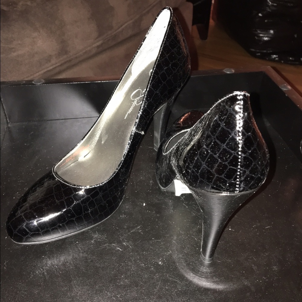 Jessica Simpson patent heels new