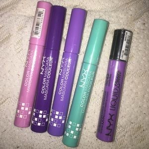 Only swatched NYX cosmetics