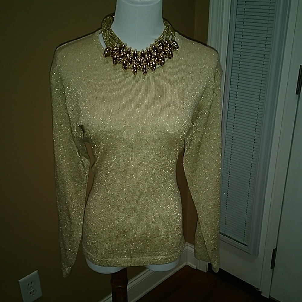 Large Gold Sweater