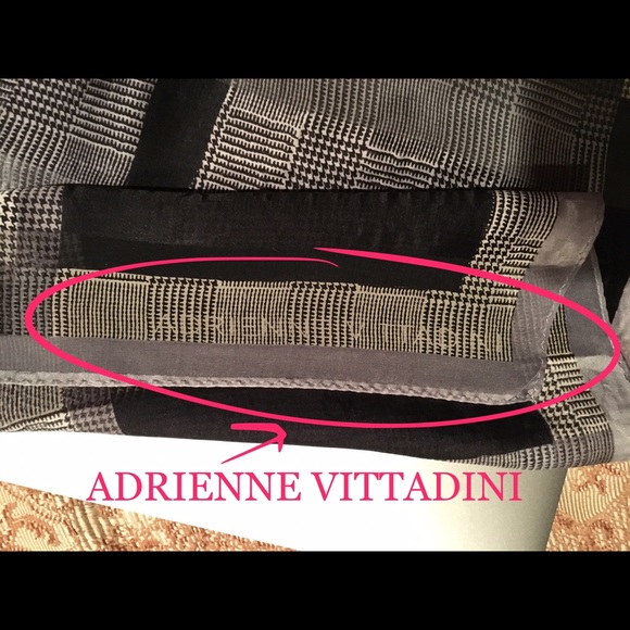 Adrienne Vittadini Silk Scarf - Picture 2 of 4