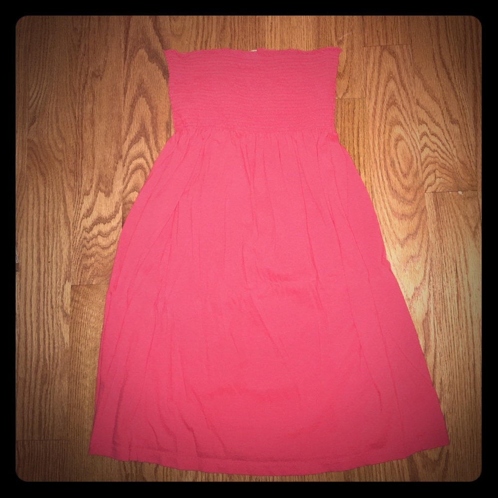 Old Navy Stretch Cotton Strapless/Halter Dress