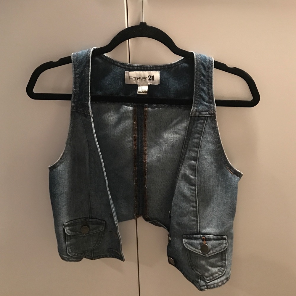 Denim vest