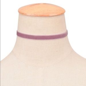 Pink Velvet Choker