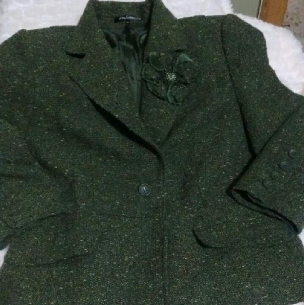 Green blazer