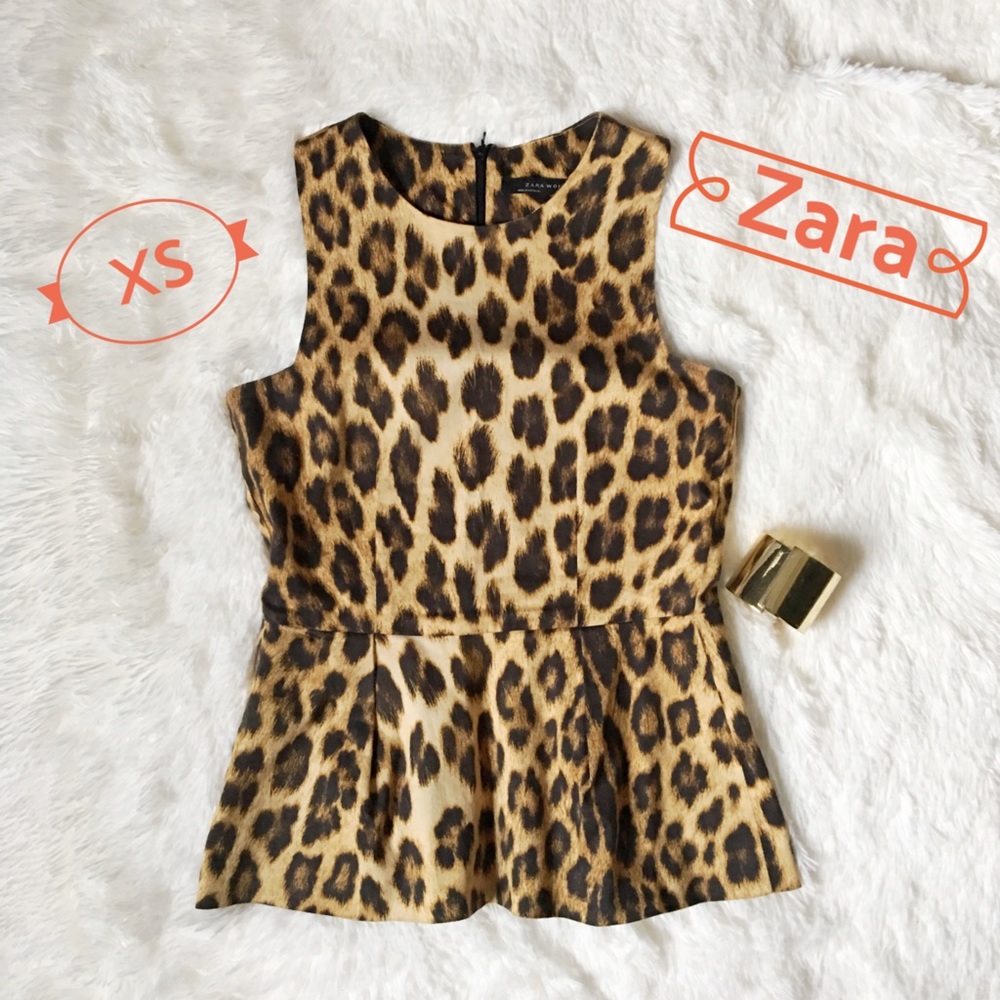 Zara Leopard blouse