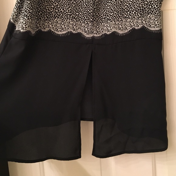 BCBGMaxazria Sleeveless Faux Lace Top - Picture 4 of 4