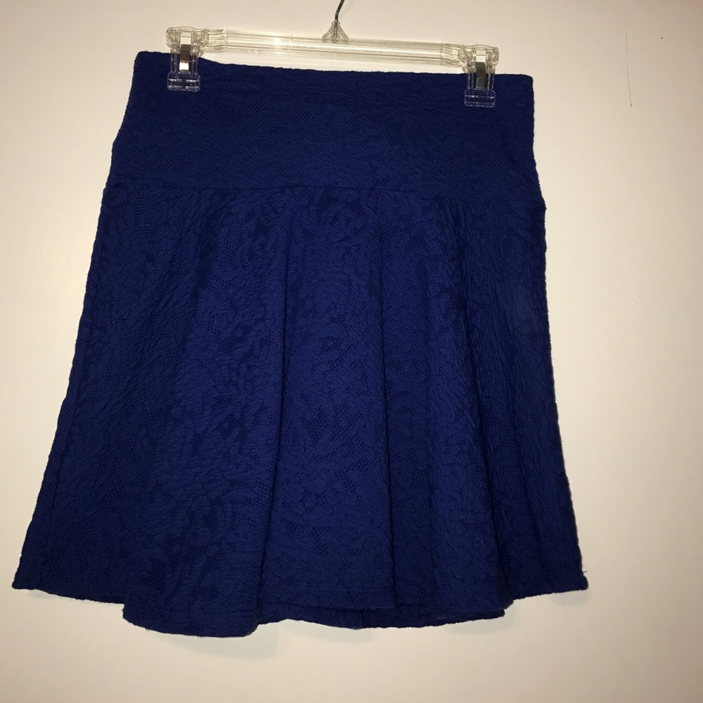 Blue skirt