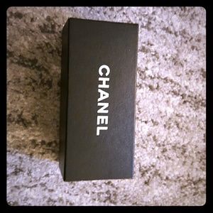 authentic chanel sunglass case with original box