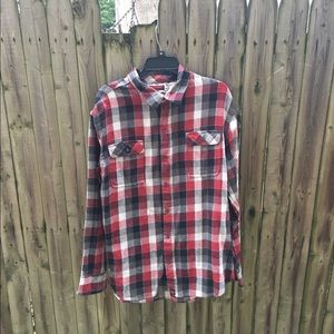 Tony Hawk Plaid Long Sleeve Flannel