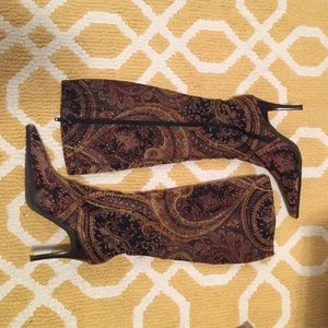 Gold Sparkly Fashion Boots