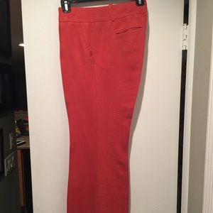 Linen orange/red plants