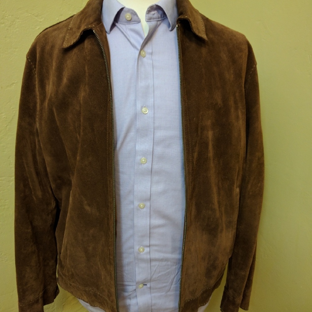 Banana Republic Suede Leather Jacket