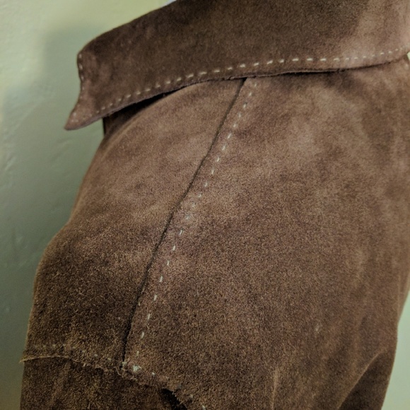 Banana Republic Suede Leather Jacket - Picture 3 of 4