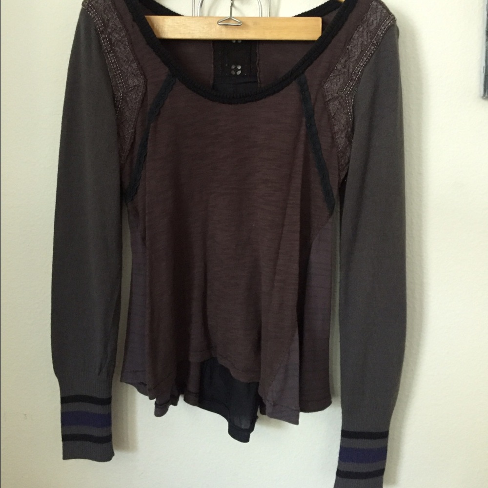 Free People { Cozy Scoop neck Long Sleeve }