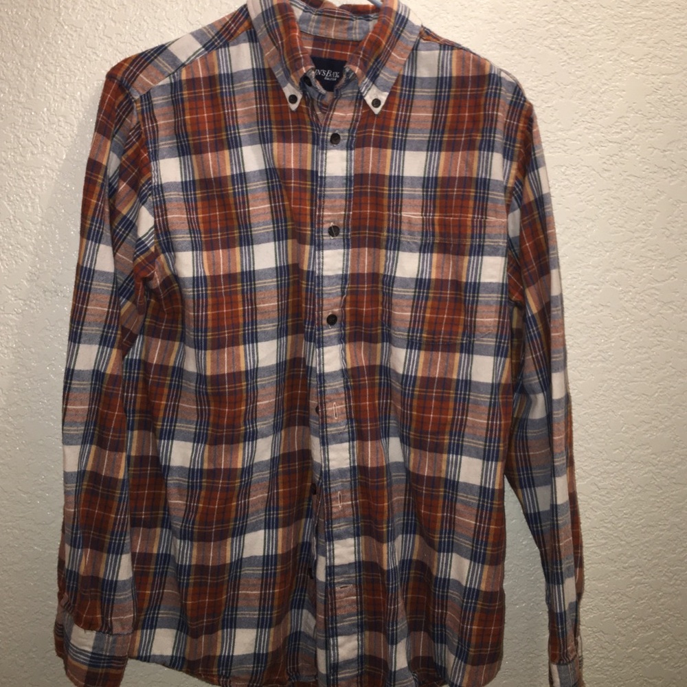 Men's small flannel shirt by St John's Bay