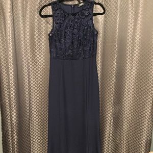 Navy gown