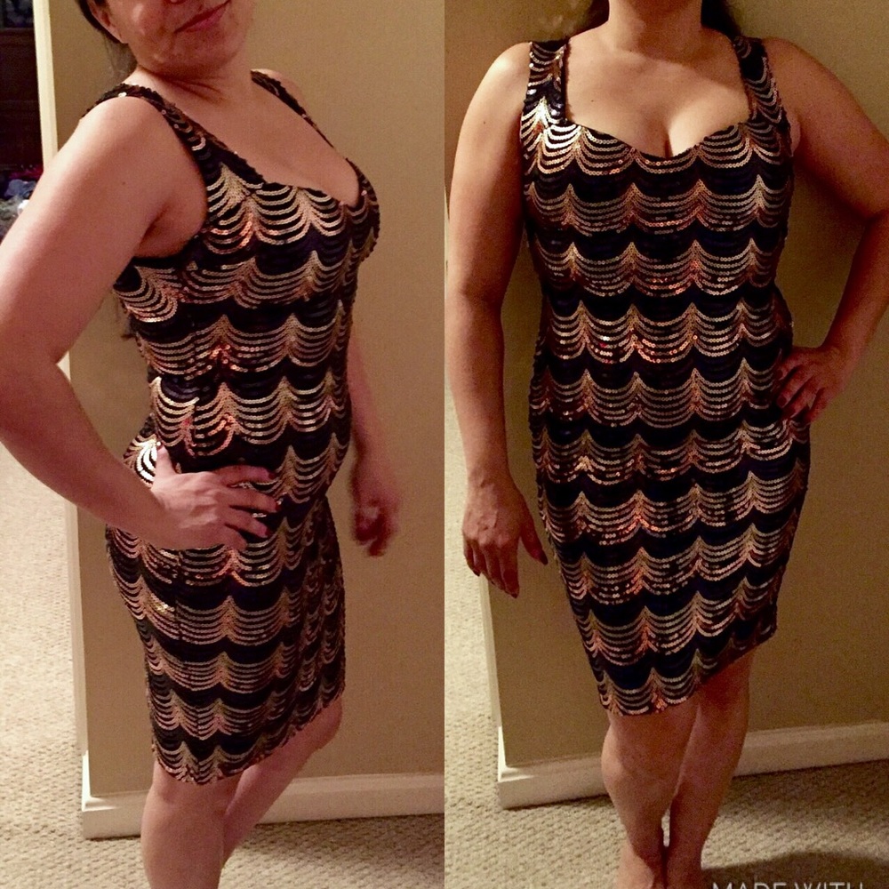 Lulu's Sequins Dress