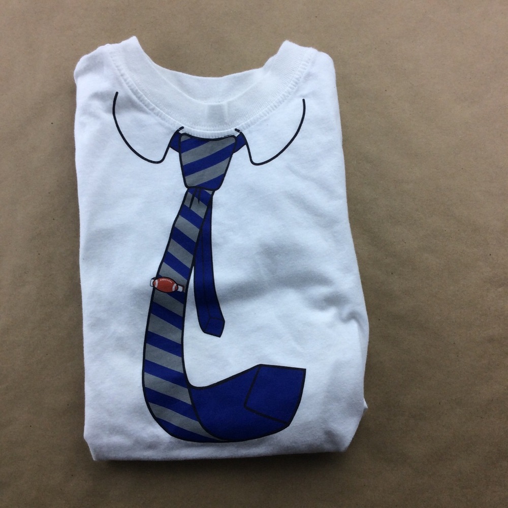 Children's Place "Tie" graphic long sleeve shirt