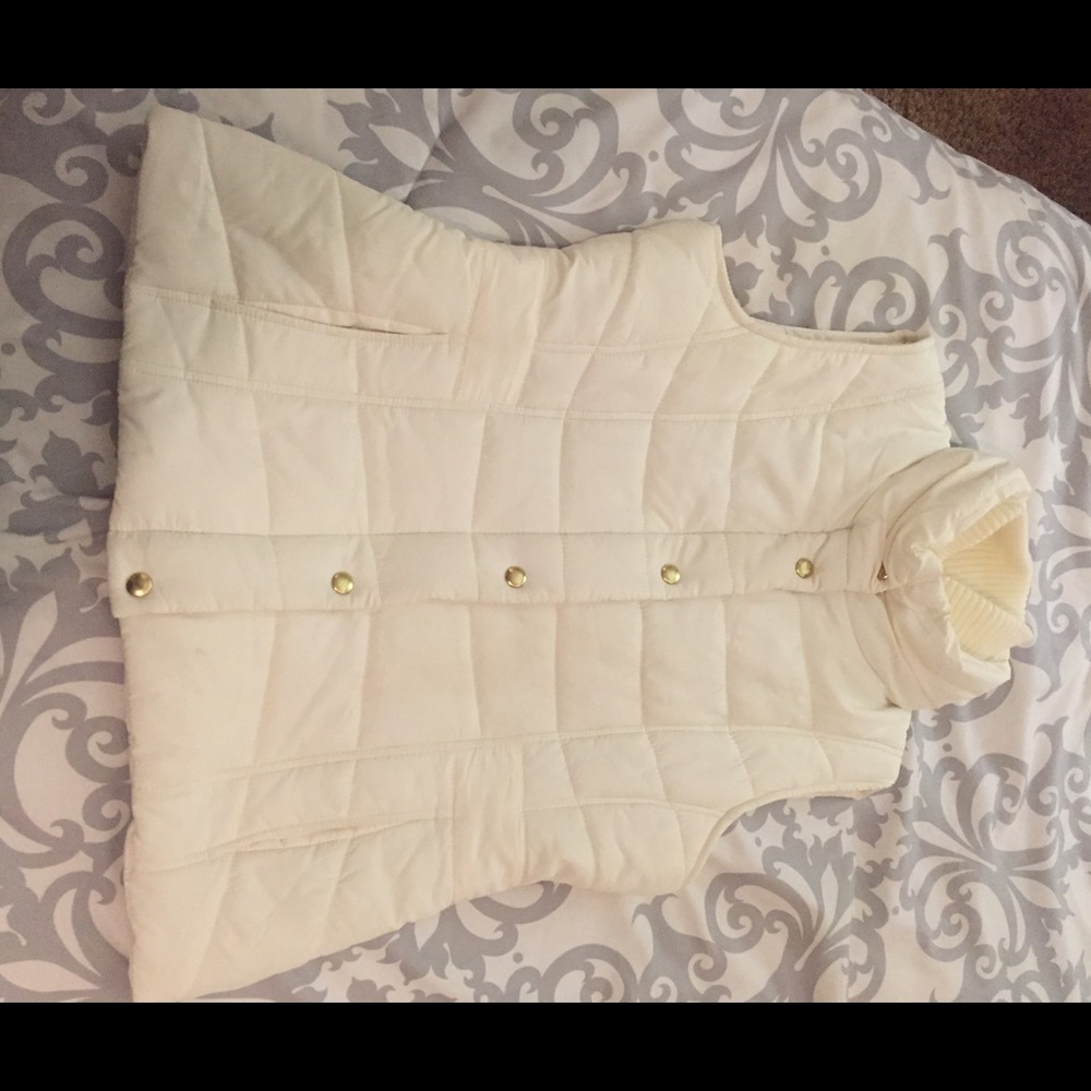 Weatherproof cream vest