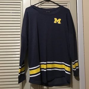 Michigan long sweater!