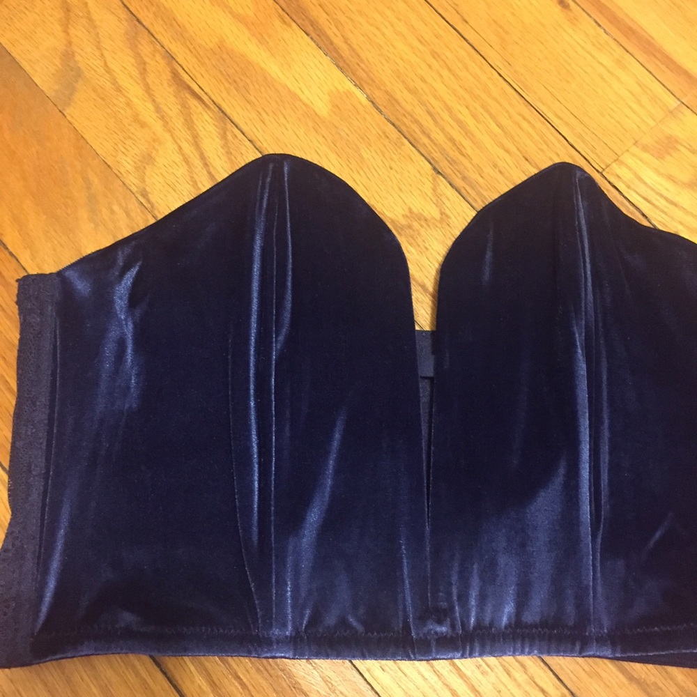 VS Velvet and Lace Cropped Corset! - Picture 4 of 6