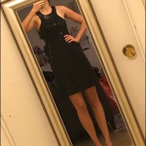 Black sequin dress - Size Med.