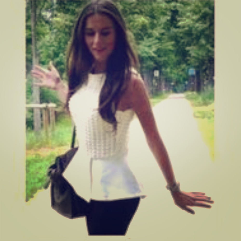 Super RARE Zara Peplum Top