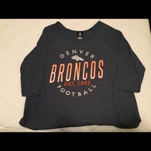 NWOT tags Denver Broncos tshirt